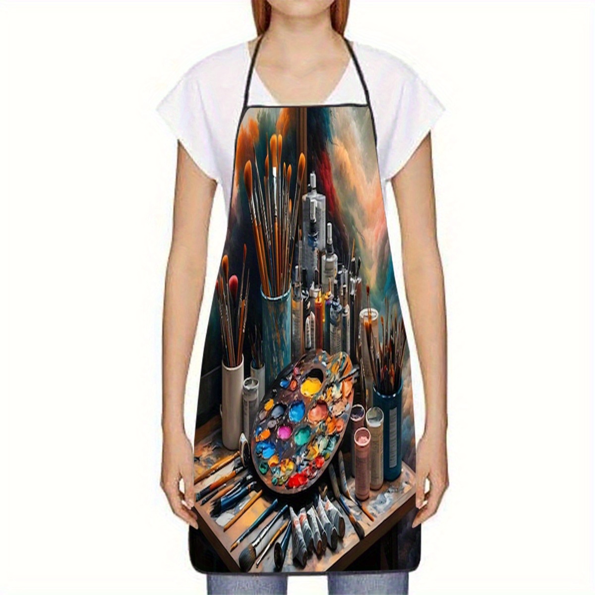 Baking Kitchen At Home - 1pc of a Sleeveless Polyester Apron