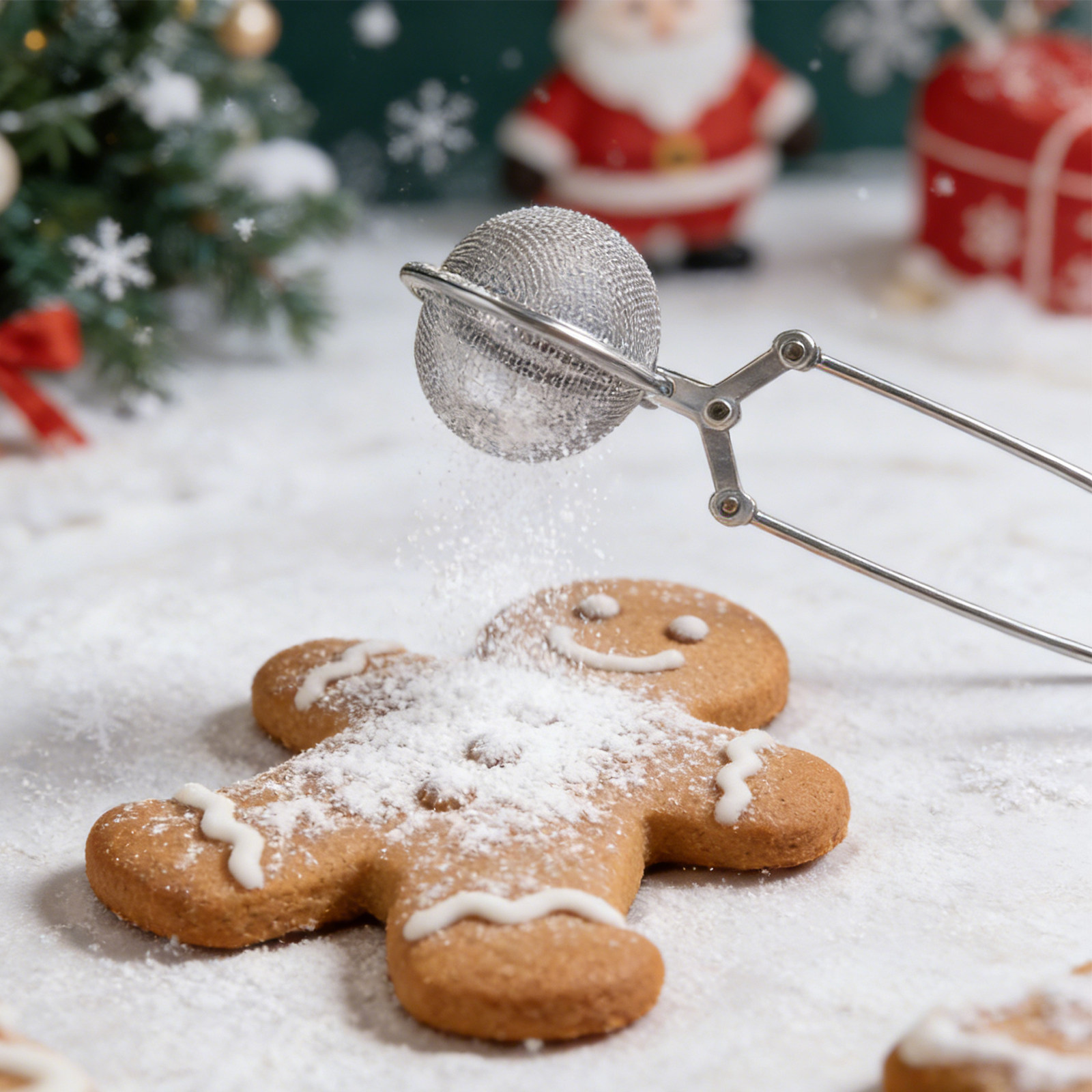 Kitchen Baking Essentials - 2Pcs Stainless Steel Flour Sieve for