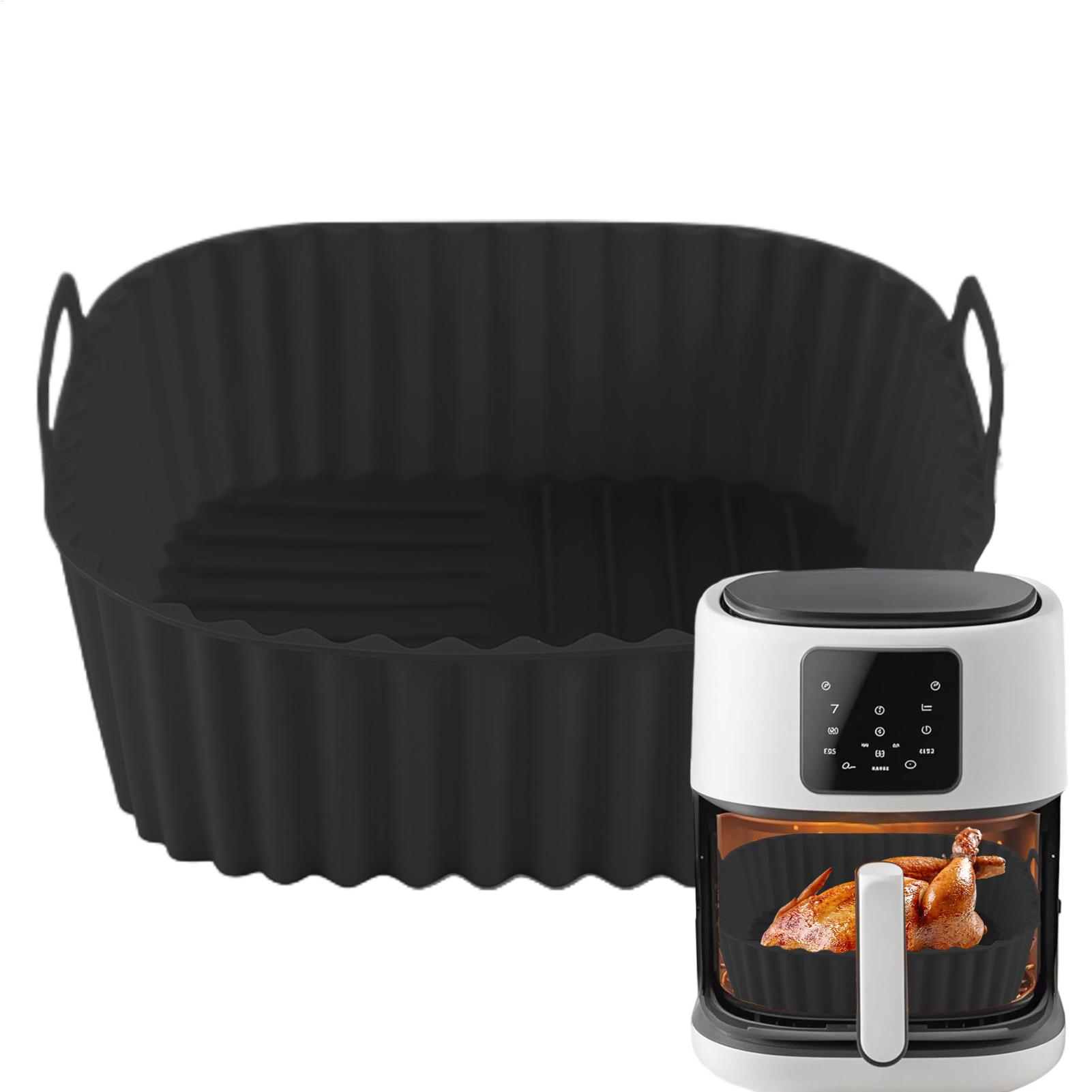 Kitchen Oven Baking Pans - Silicone Air Fryer Liners Pot Square