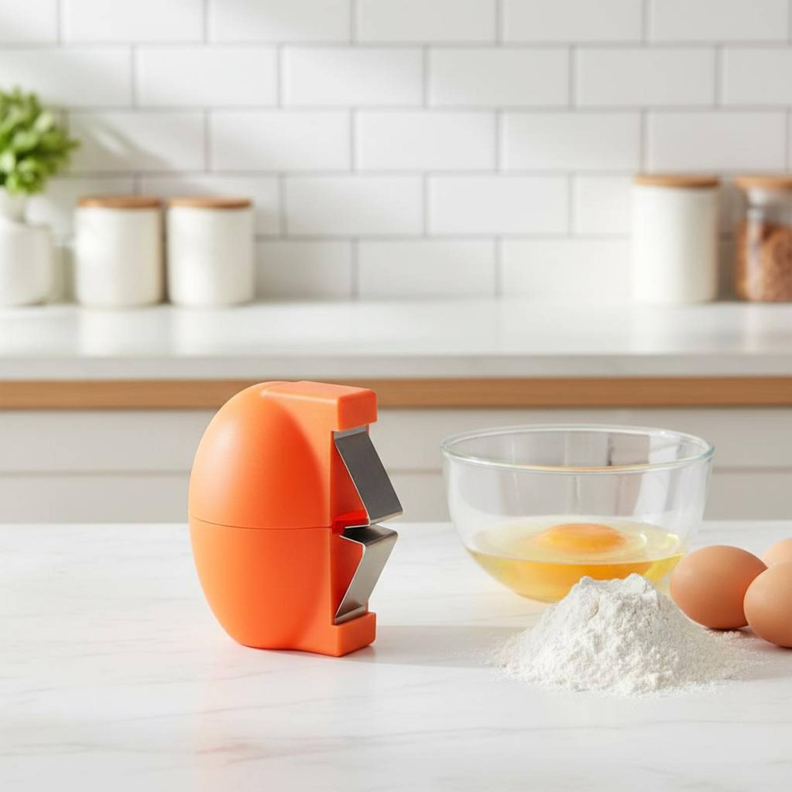 Kitchen Baking Mess - Hen Fruit Shell Opener No Mess