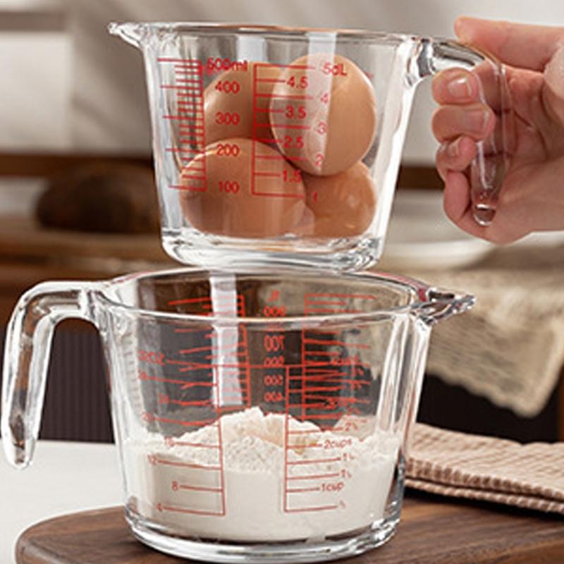 Kitchen Baking Essentials - Glass Measuring Cup With Precise Markings