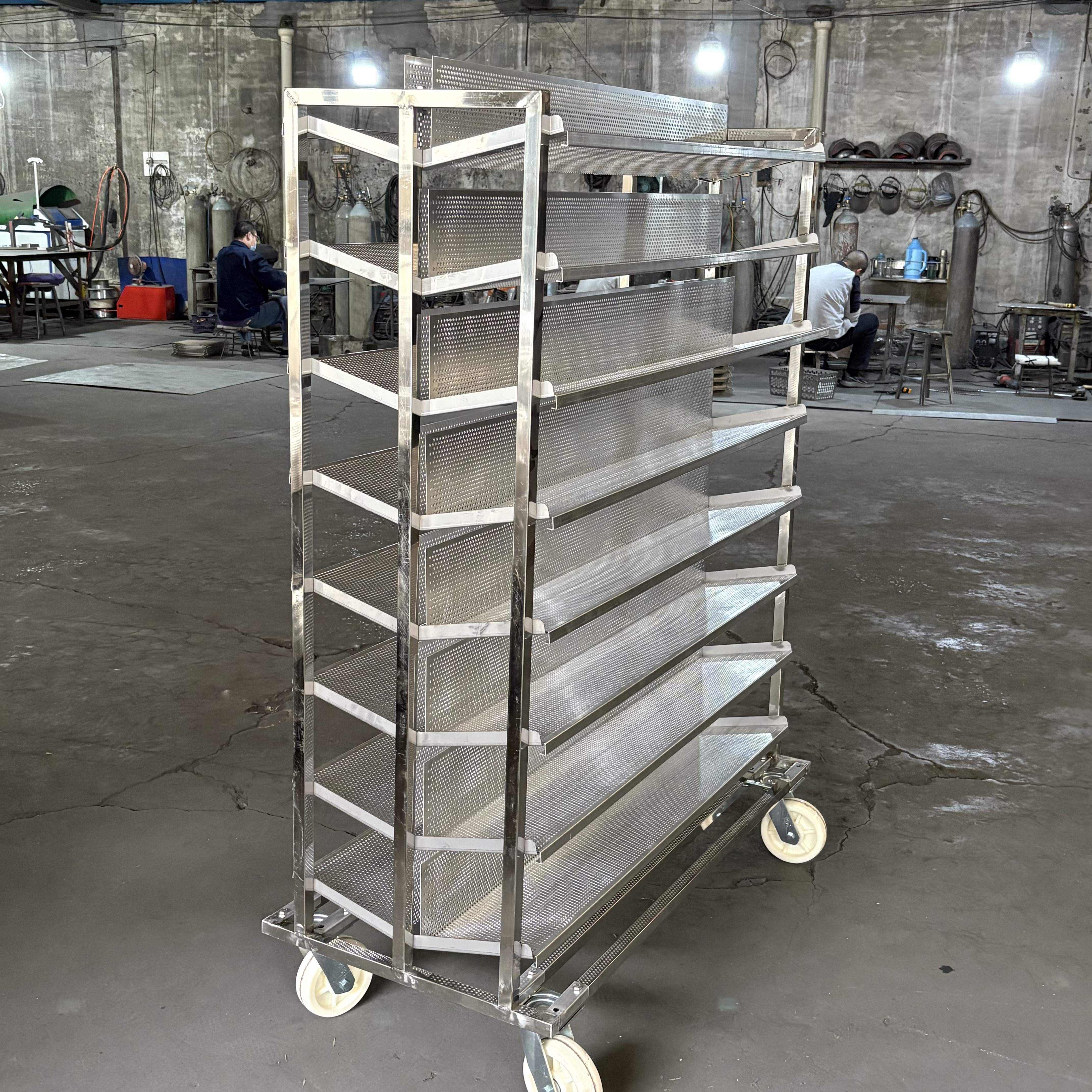 Customized Stainless Steel Kit - Kitchen Baking Trolley avaliação e preço