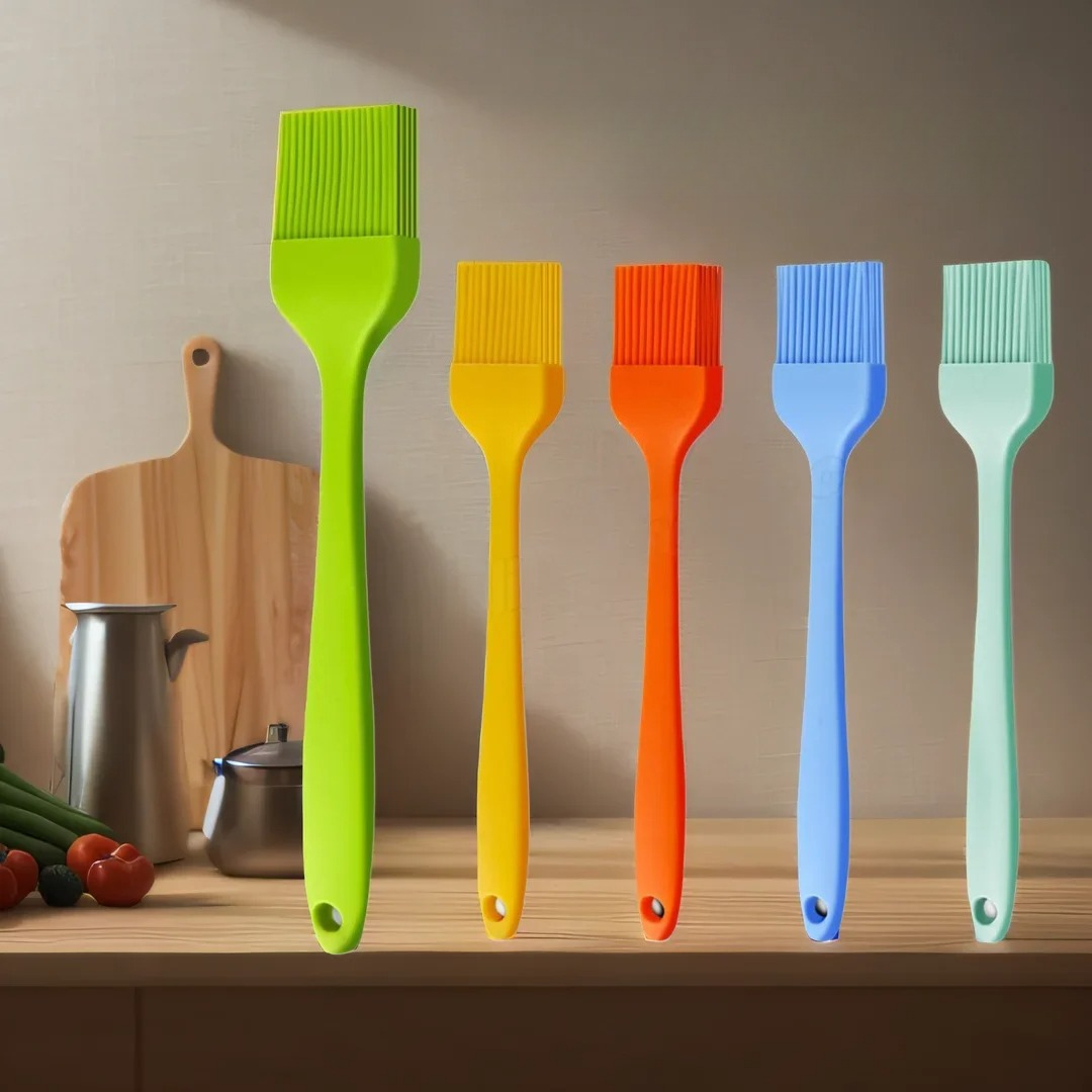 5/3/2/1pcs Silicone Kitchen Br - Pastry Brush Silicone avaliação e preço