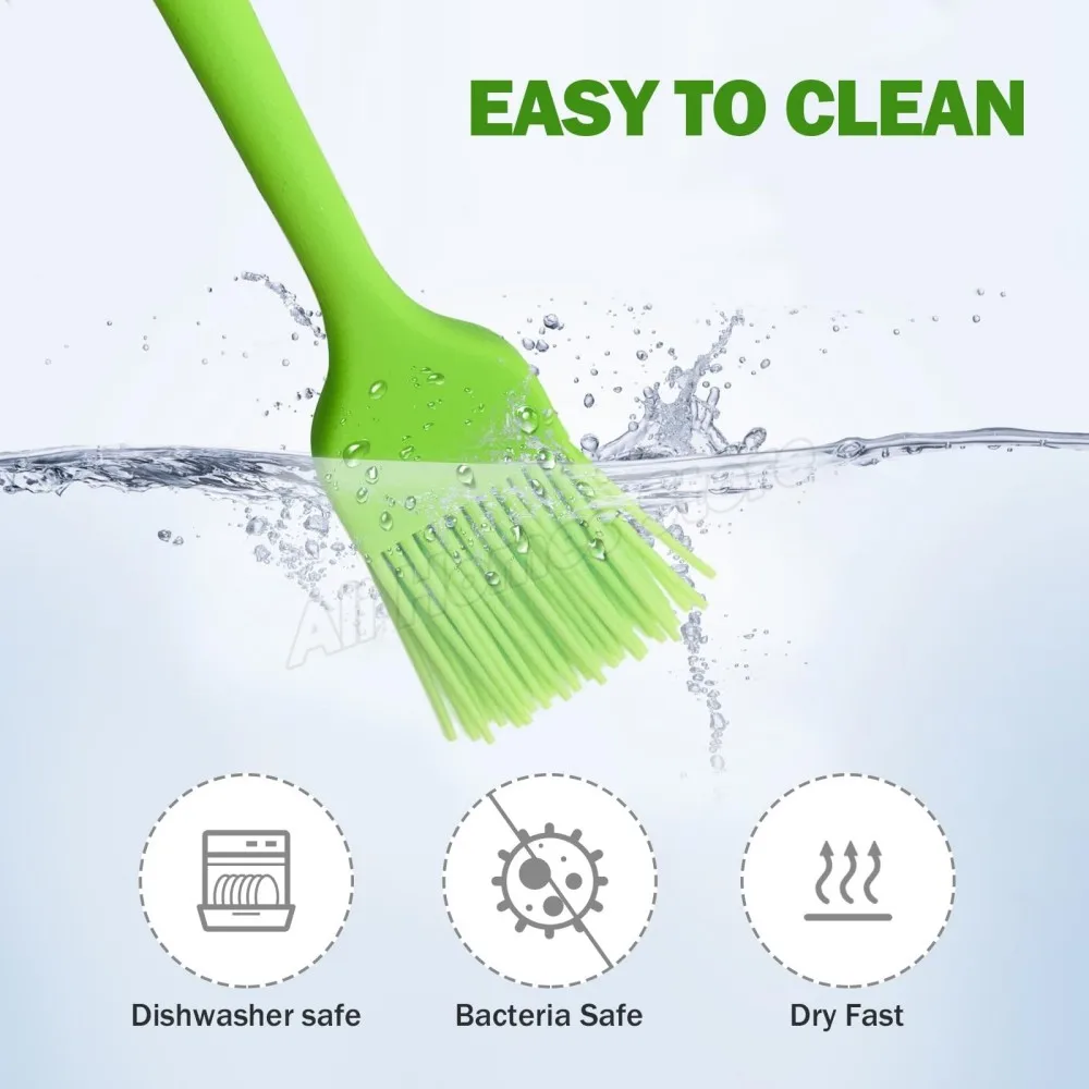 5/3/2/1pcs Silicone Kitchen Br - Pastry Brush Silicone avaliação e preço