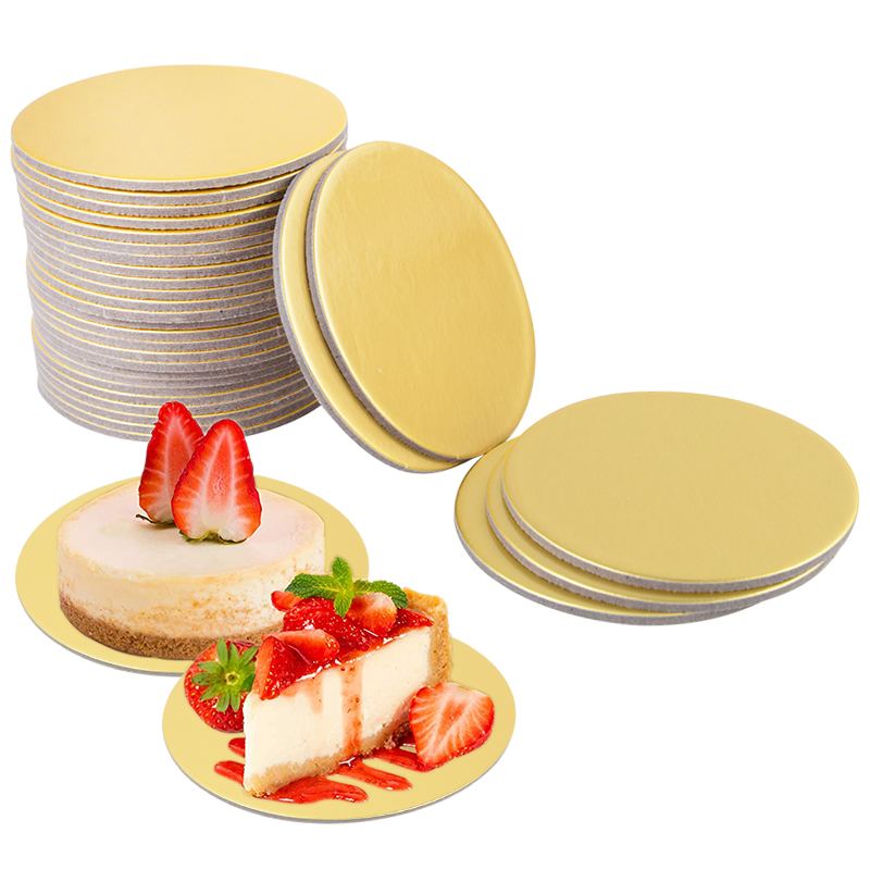 10/16/22/26cm Golden Silvery R - Cake Board Round avaliação e preço