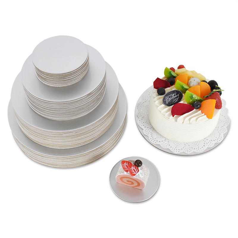 10/16/22/26cm Golden Silvery R - Cake Board Round avaliação e preço