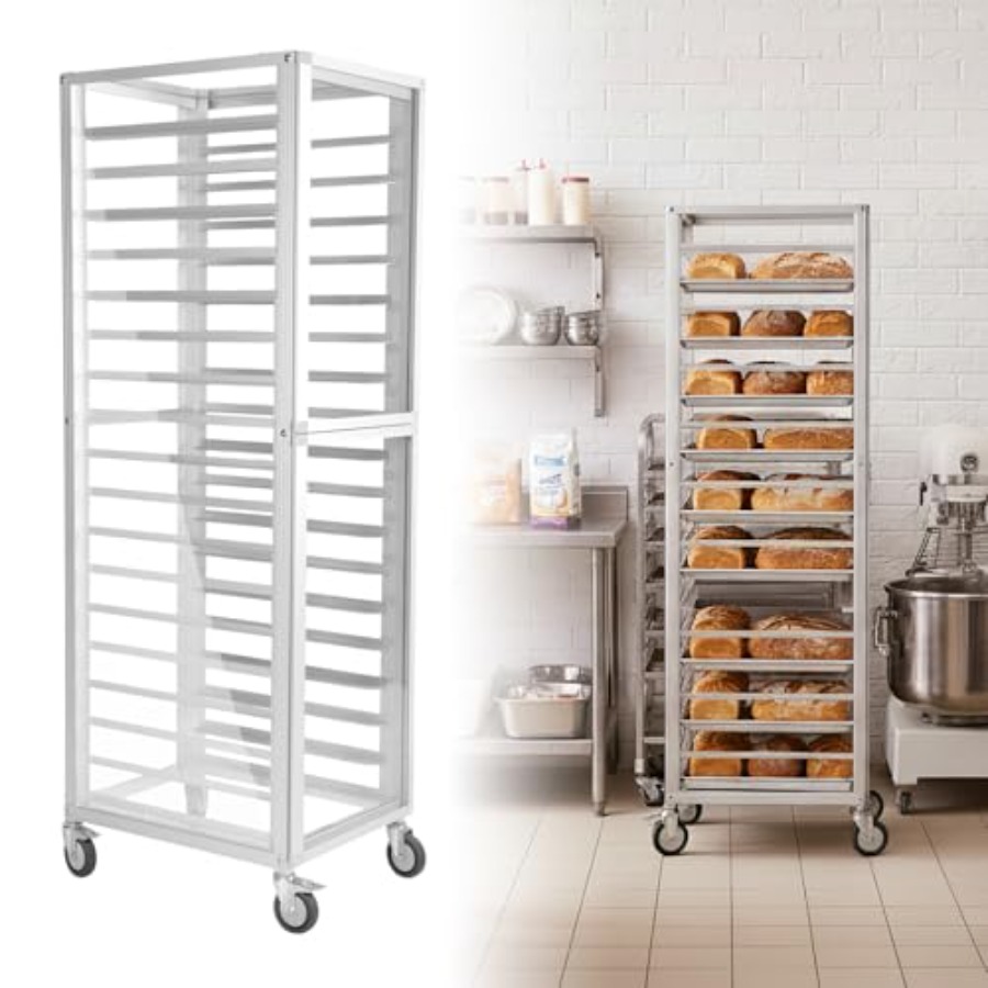 Commercial bakery rack for bun - Kitchen Baking Trolley avaliação e preço