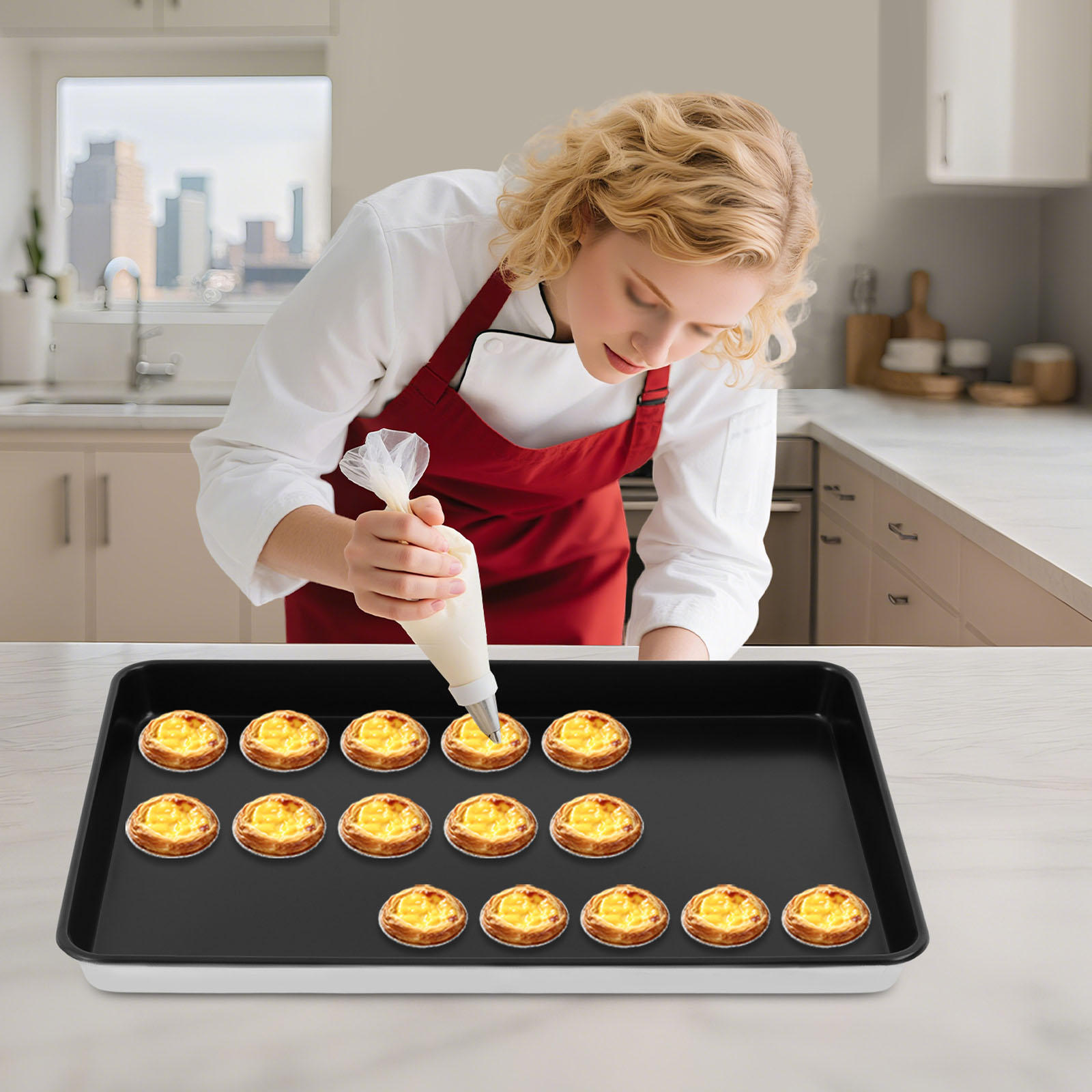 Bakeware Cookie Pan Kitchen Ov - Kitchen Oven Baking Pans avaliação e preço