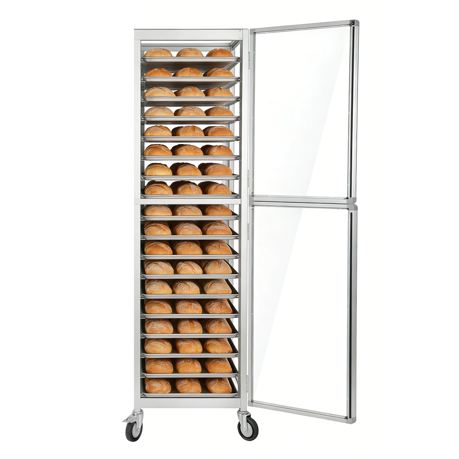 18 Tiers Baking Tray Rack with - Kitchen Baking Trolley avaliação e preço
