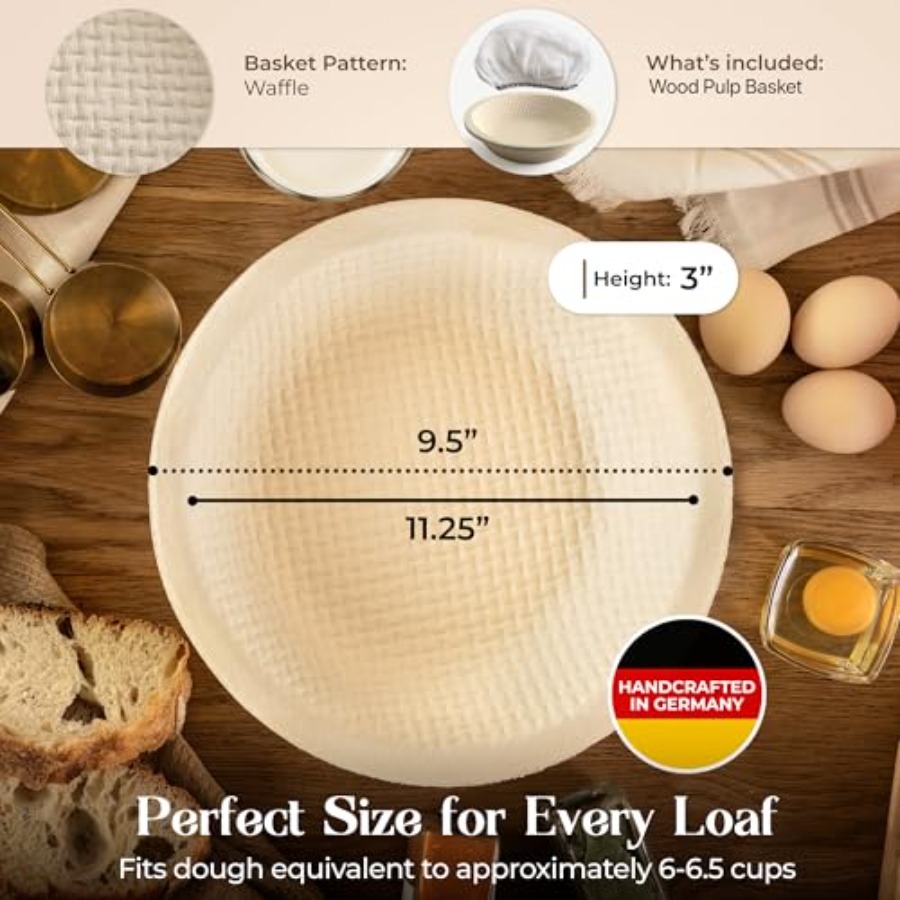 Wood Pulp Banneton Bread Proof - Proofing Basket Banneton avaliação e preço