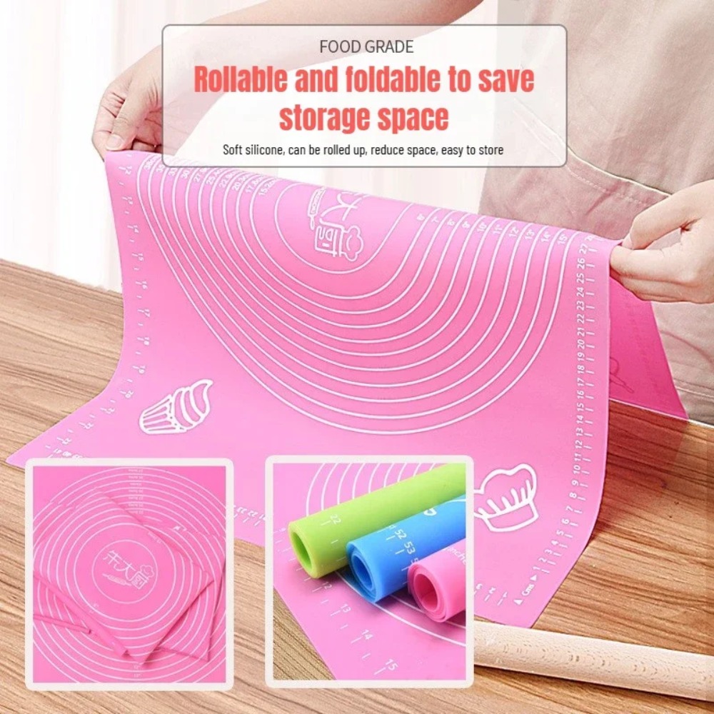 Extra Thick Large Silicone Bak - Kitchen Roll Baking avaliação e preço