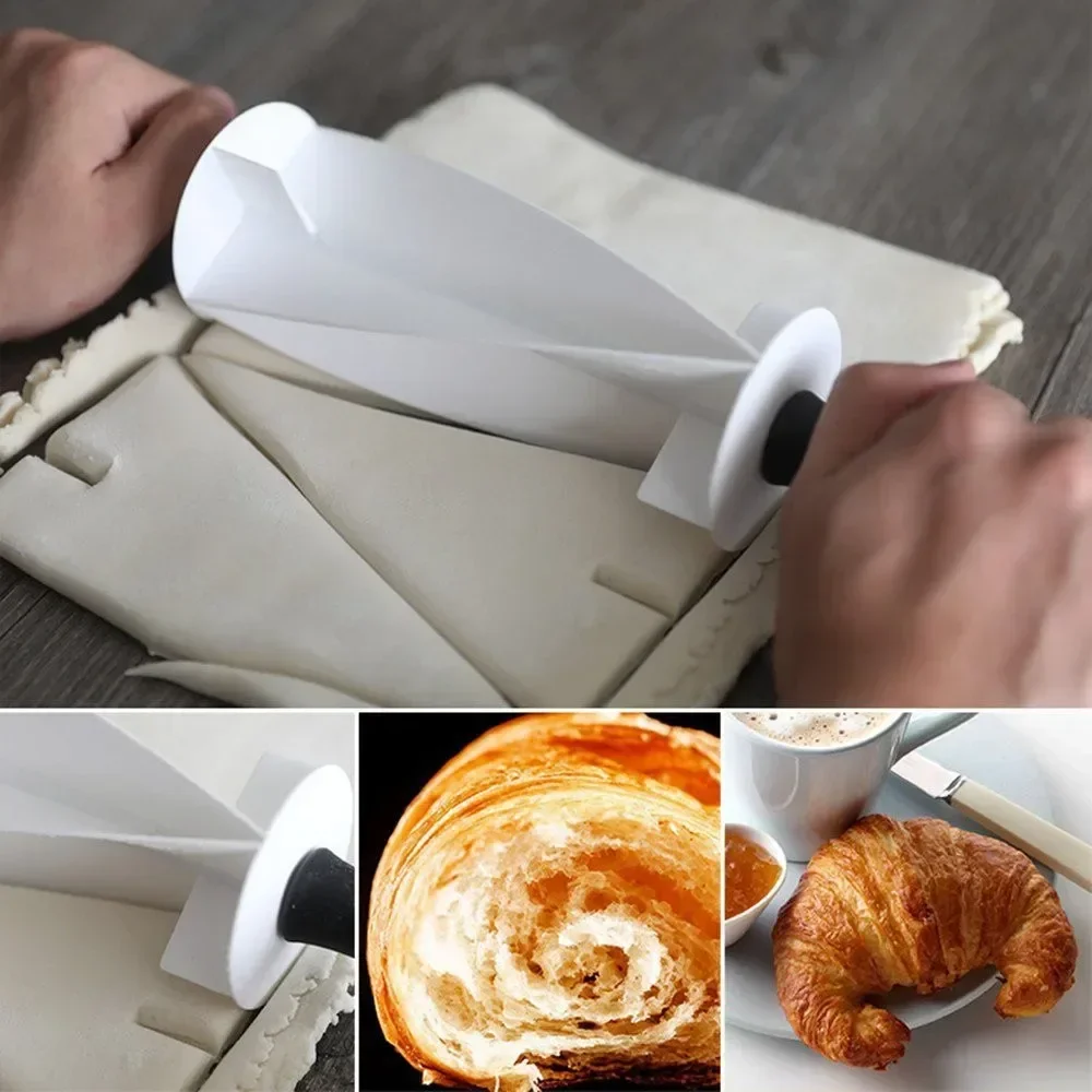 1pc Croissant Dough Cutter Pla - Kitchen Roll Baking avaliação e preço