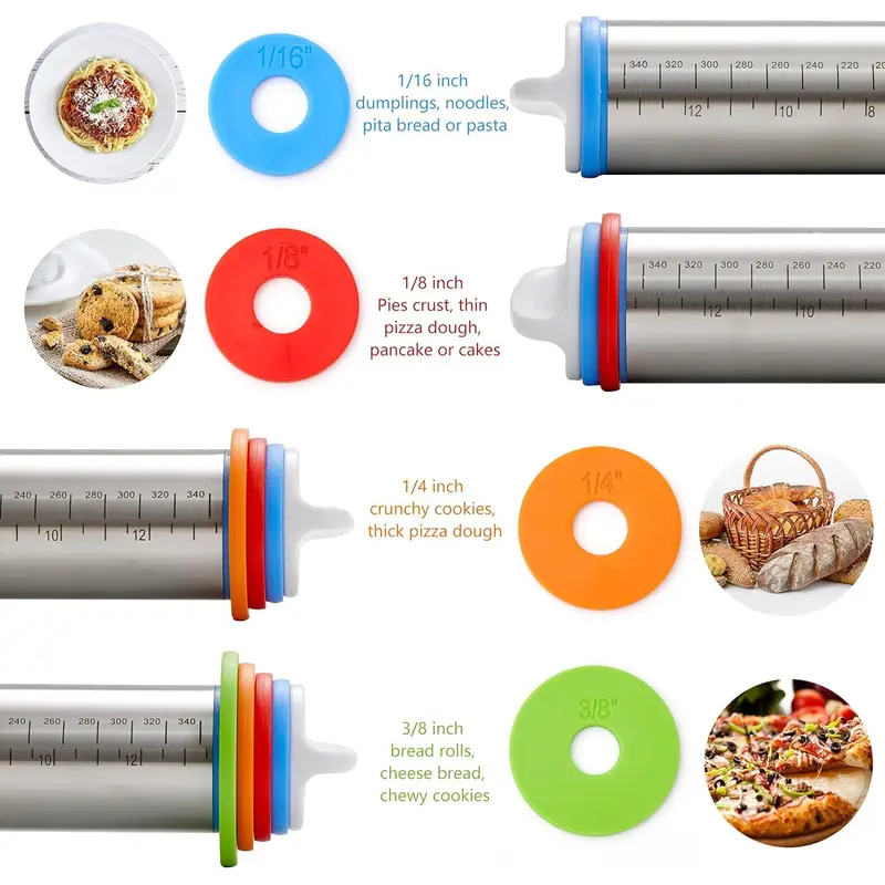 Adjustable Thickness Rolling P - Kitchen Roll Baking avaliação e preço