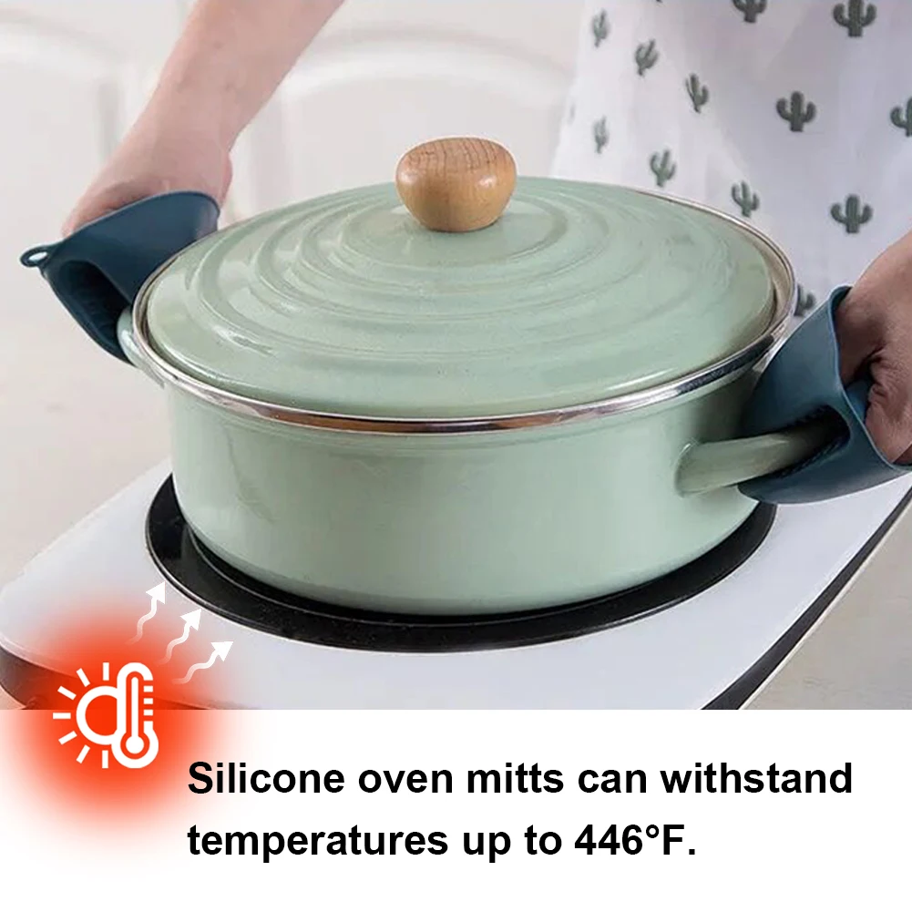 Silicone Oven Mitts Heat Resis - Kitchen Oven Baking Pans avaliação e preço