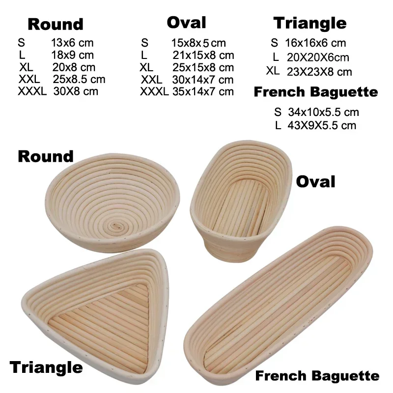 Rattan Bread Proofing Basket B - Proofing Basket Banneton avaliação e preço