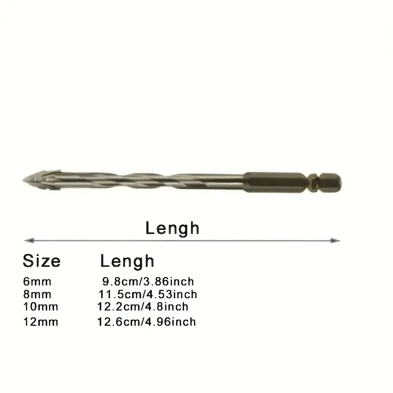 4-Flute Carbide Drill Bit Set  - Rolling Pin Marble avaliação e preço
