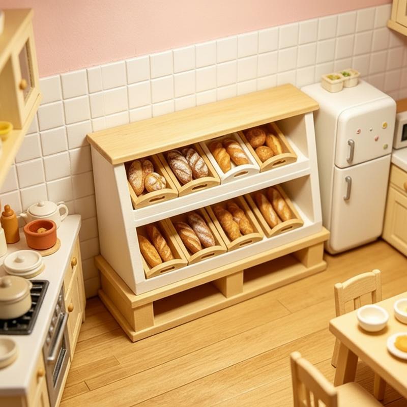 1Pcs Mini Bread Rack Cupboard  - Kitchen Baking Cabinet avaliação e preço