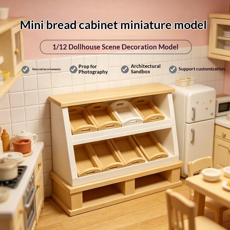 1Pcs Mini Bread Rack Cupboard  - Kitchen Baking Cabinet avaliação e preço
