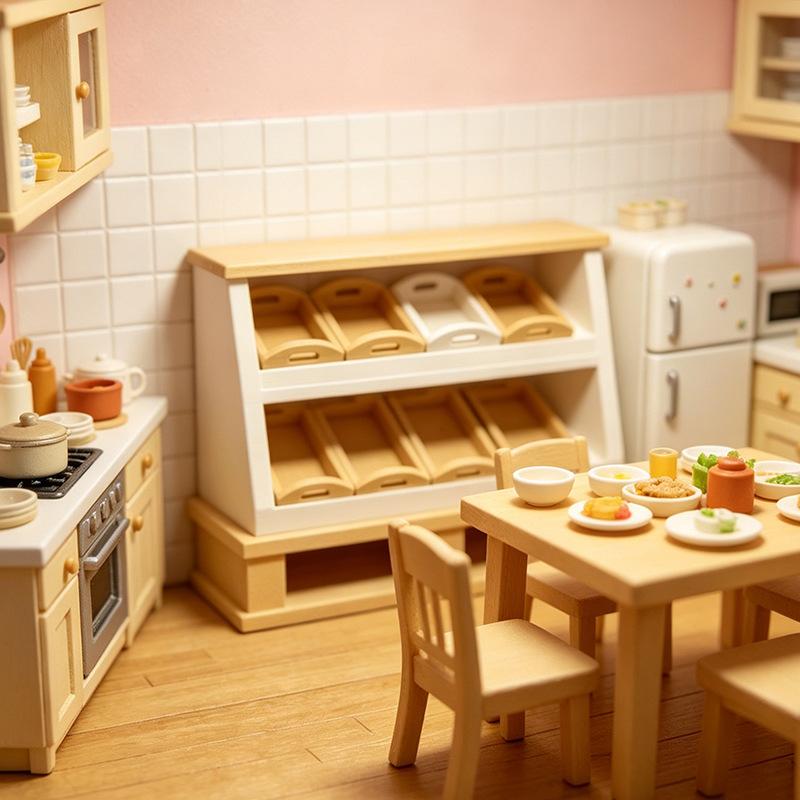 1Pcs Mini Bread Rack Cupboard  - Kitchen Baking Cabinet avaliação e preço