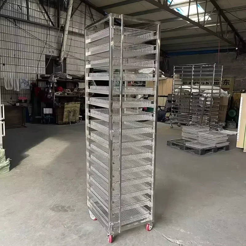 Bakery Stainless Steel 15 Laye - Kitchen Baking Trolley avaliação e preço