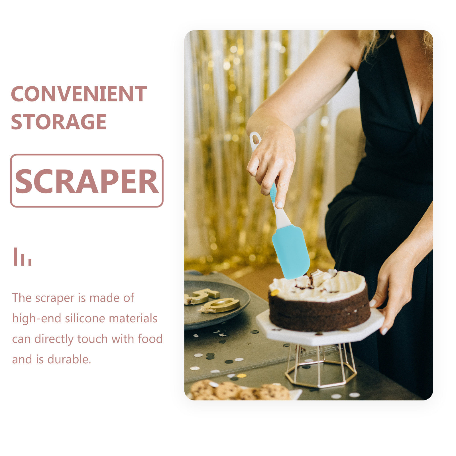 1Set Silicone Baking Spatula a - Pastry Brush Silicone avaliação e preço
