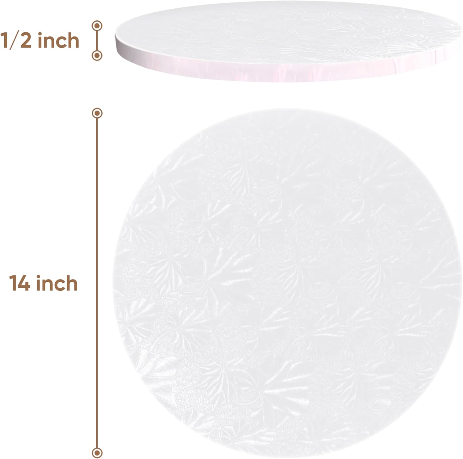 14 Inch Round Cake Boards, 1/2 - Cake Board Round avaliação e preço