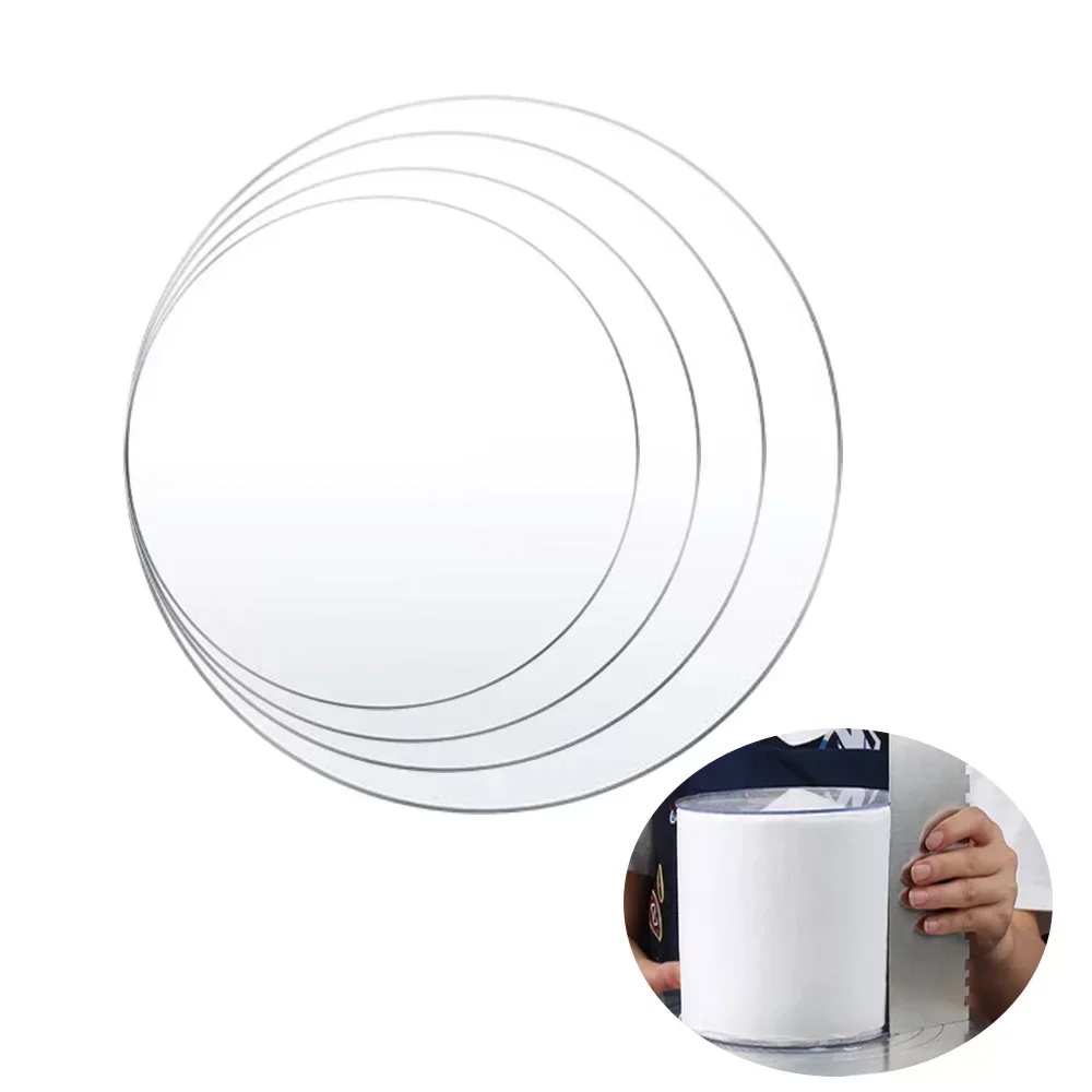 3pcs/4pcs Acrylic Cake Discs S - Cake Board Round avaliação e preço