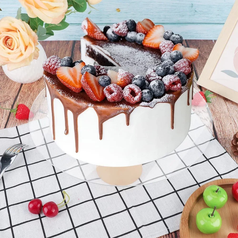 3pcs/4pcs Acrylic Cake Discs S - Cake Board Round avaliação e preço