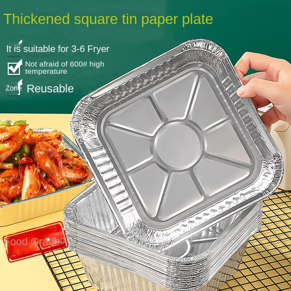 20CM Air Fryer Aluminum Foil P - Kitchen Oven Baking Pans avaliação e preço