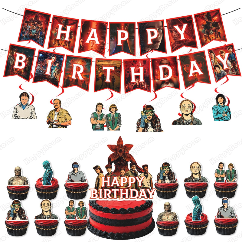 G-Stranger Season 5 Birthday P - Cake Board Round avaliação e preço