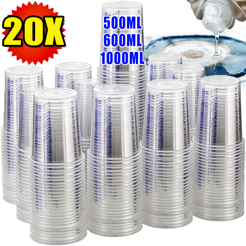500/600/1000ml Disposable Plas - Kitchen Baking Essentials avaliação e preço