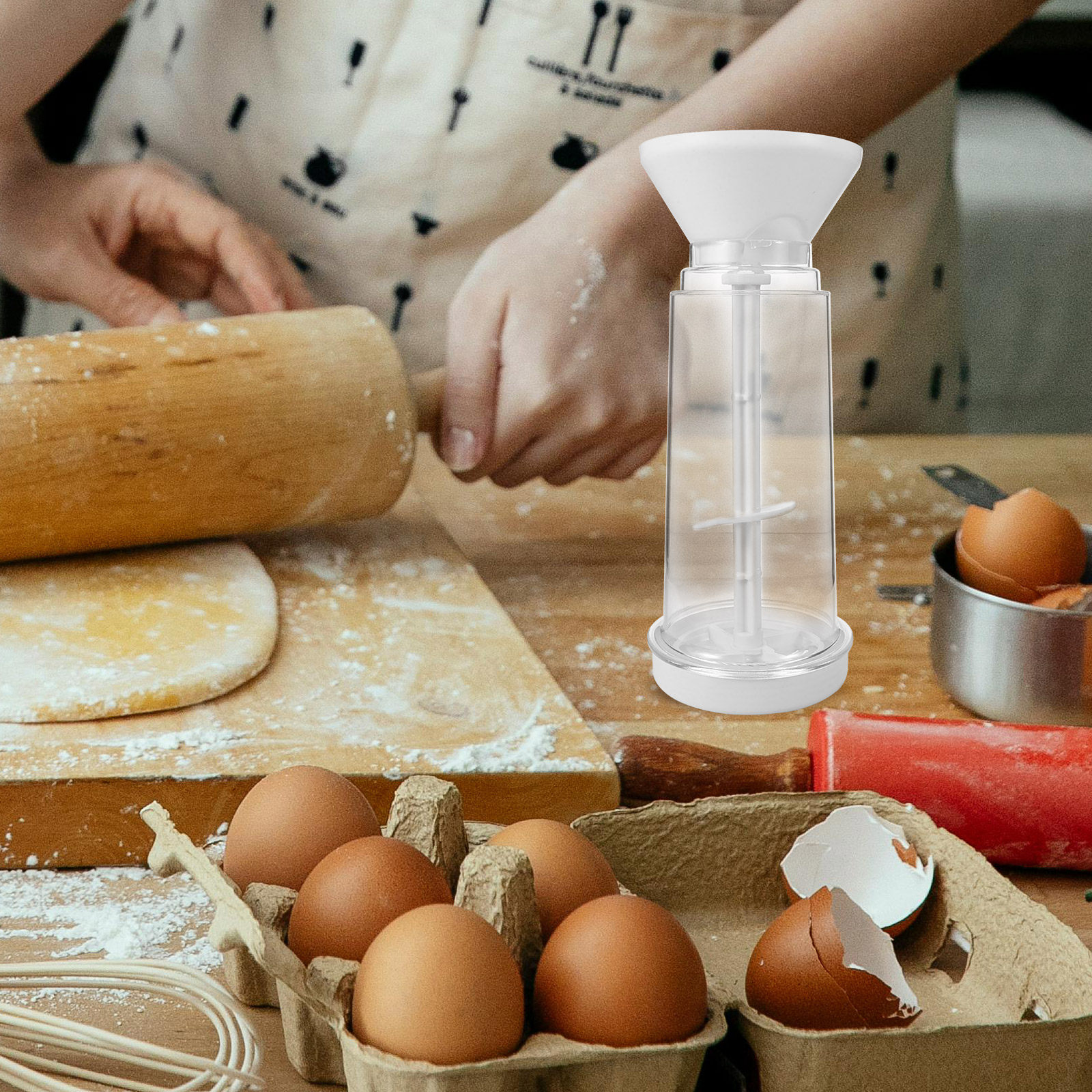 Flour Sifter Cup Portable Hand - Kitchen Baking Essentials avaliação e preço