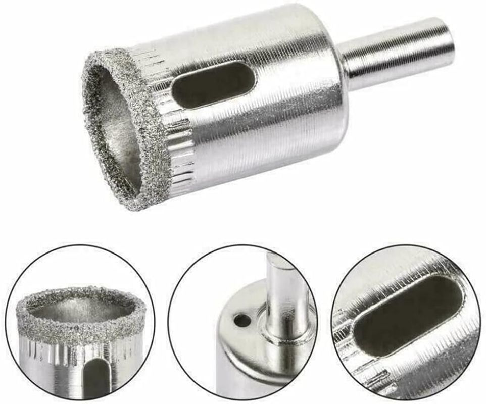 10PCS 3-50mm Diamond Hole Saw  - Rolling Pin Marble avaliação e preço