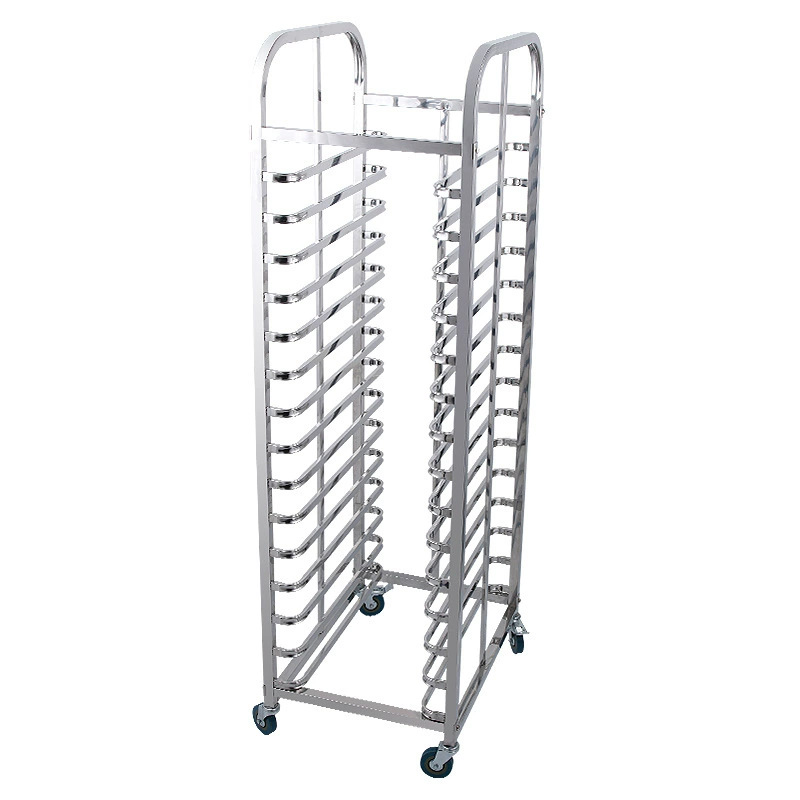 Stainless Steel 15-Tier Double - Kitchen Baking Trolley avaliação e preço