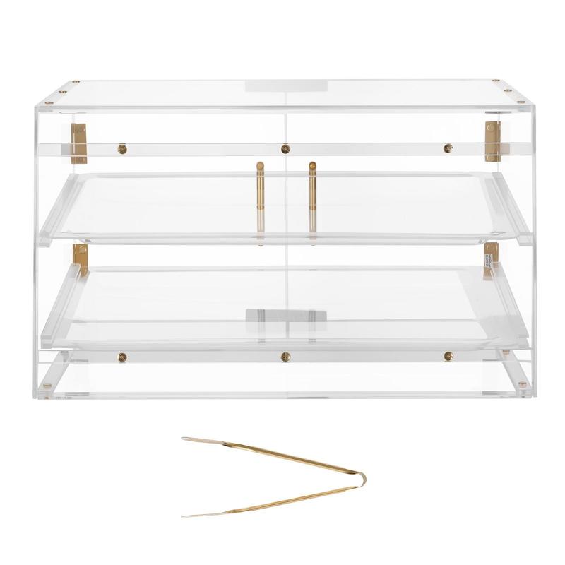 Bakery Display Case, 2-Tier Co - Kitchen Baking Cabinet avaliação e preço