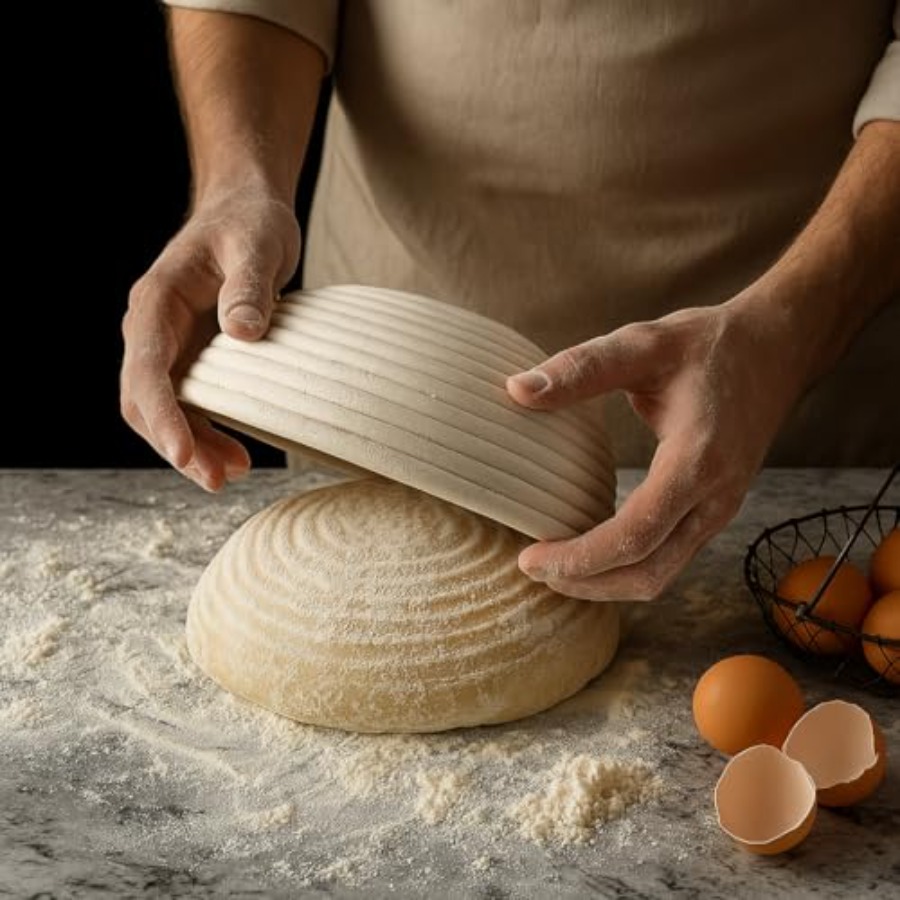 Premium Round Bread Banneton B - Proofing Basket Banneton avaliação e preço