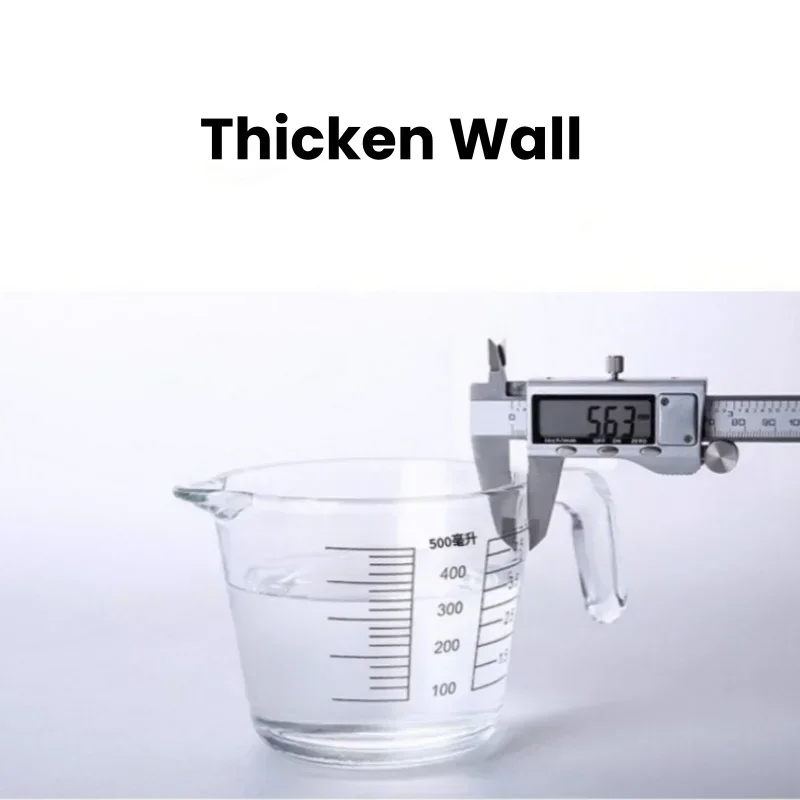 2/4 Cup Glass Measuring Cup Fo - Kitchen Baking Essentials avaliação e preço