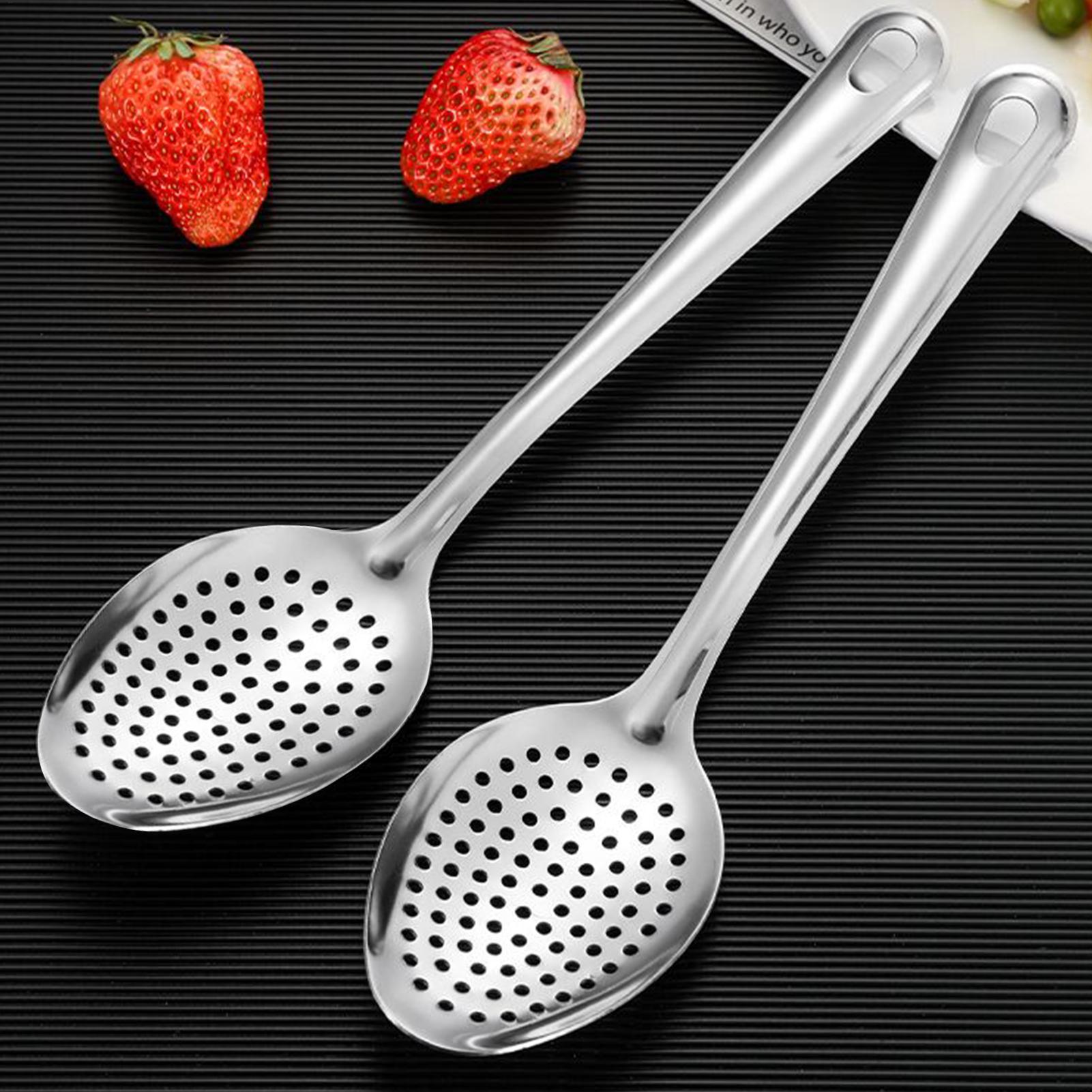 New Metal Slotted Spoon Stainl - Offset Spatula Set avaliação e preço