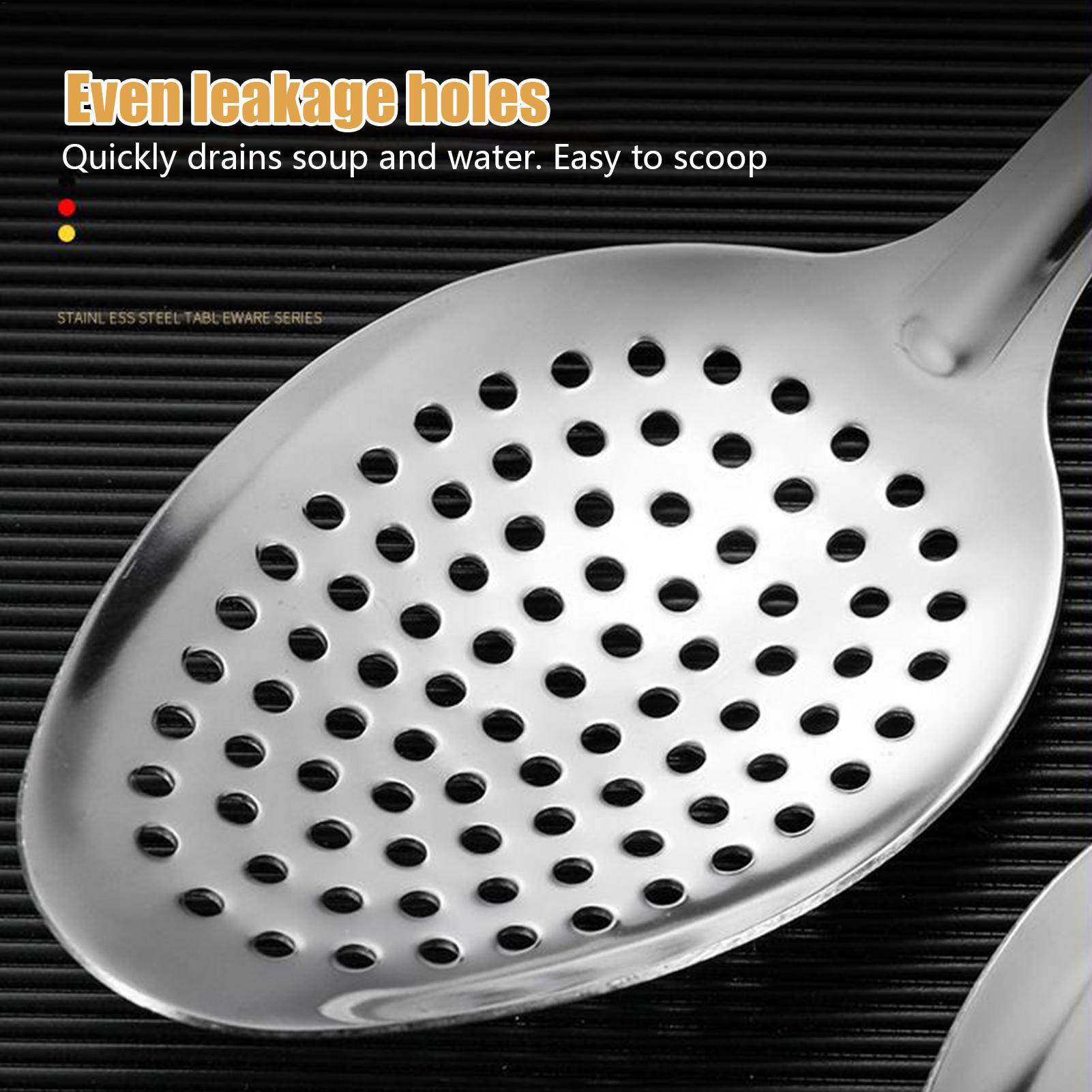 New Metal Slotted Spoon Stainl - Offset Spatula Set avaliação e preço