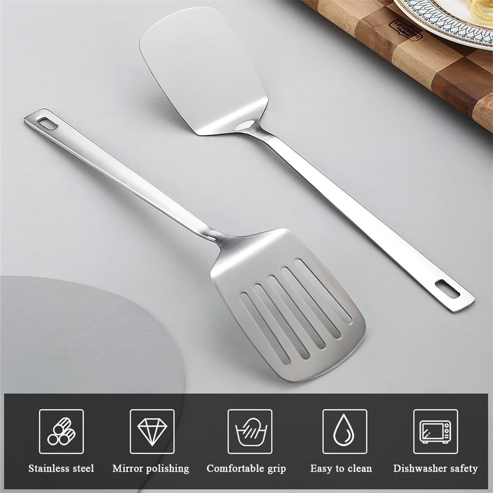 2pack Spatulas Set Stainless S - Offset Spatula Set avaliação e preço
