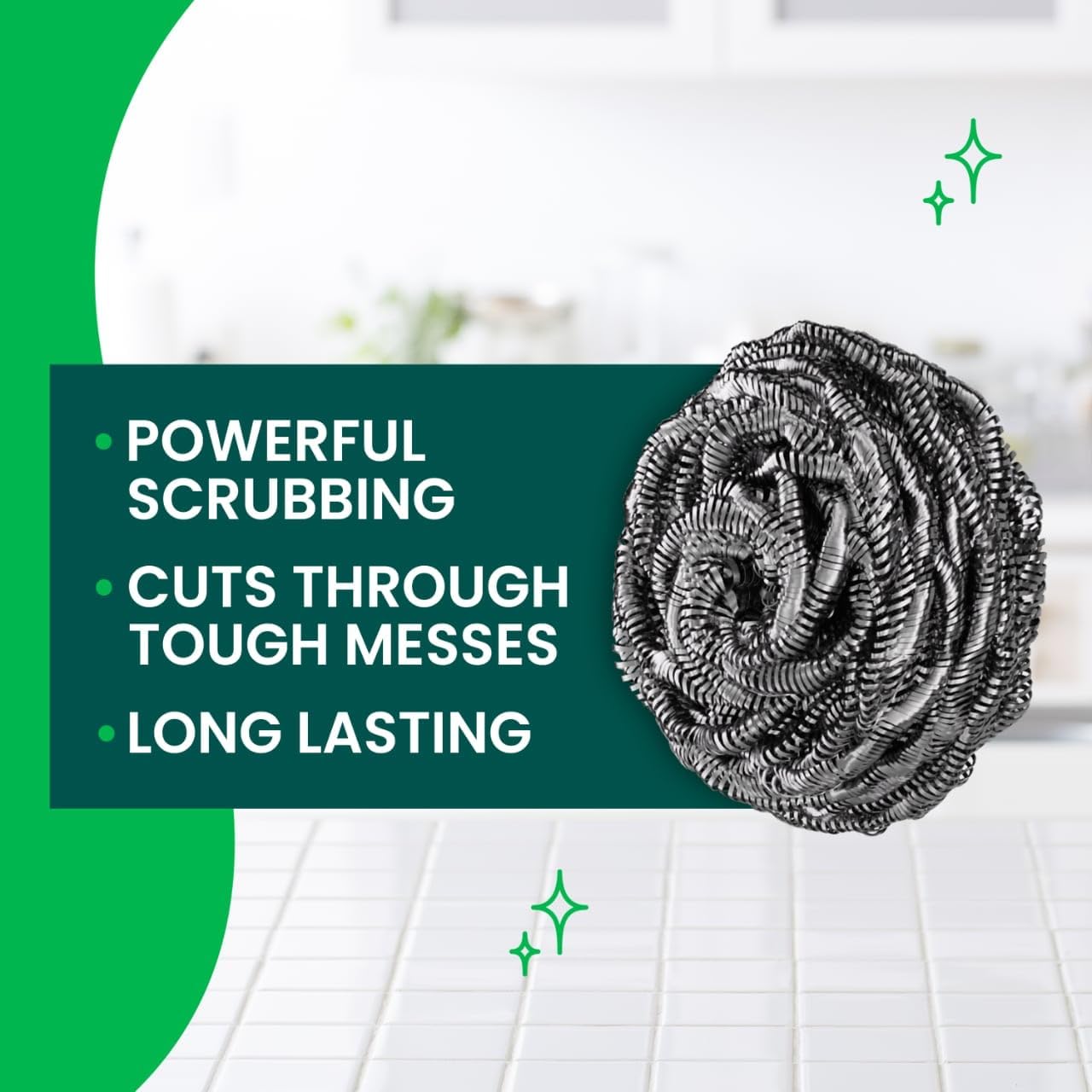 Stainless Steel Scouring Pads  - Kitchen Baking Mess avaliação e preço