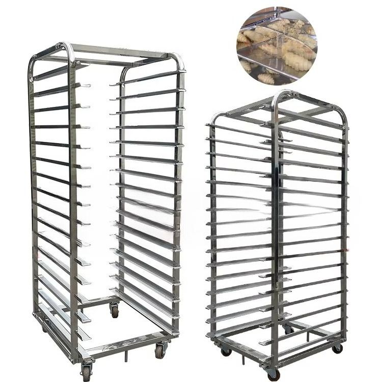 201 Stainless Steel Bread Trol - Kitchen Baking Trolley avaliação e preço
