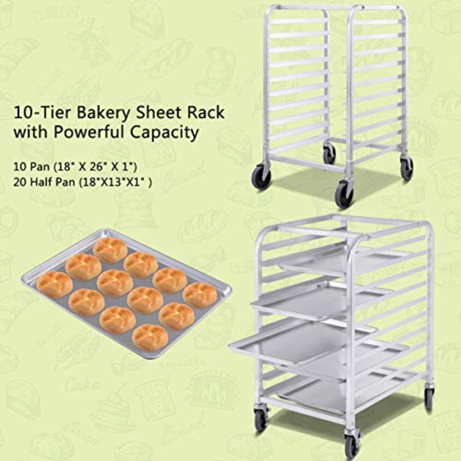 Commercial kitchen bakery rack - Kitchen Baking Trolley avaliação e preço