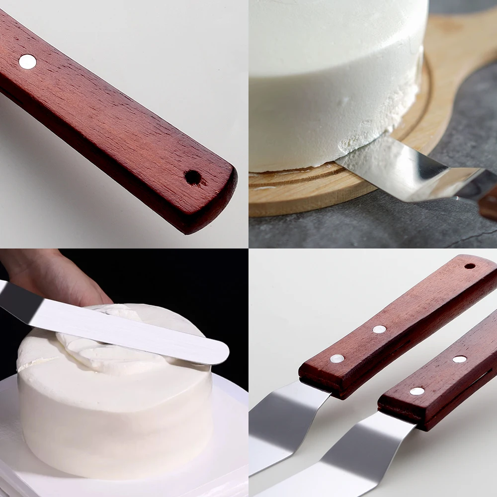 4/6/8/10 Inch Icing Spatula, S - Offset Spatula Set avaliação e preço