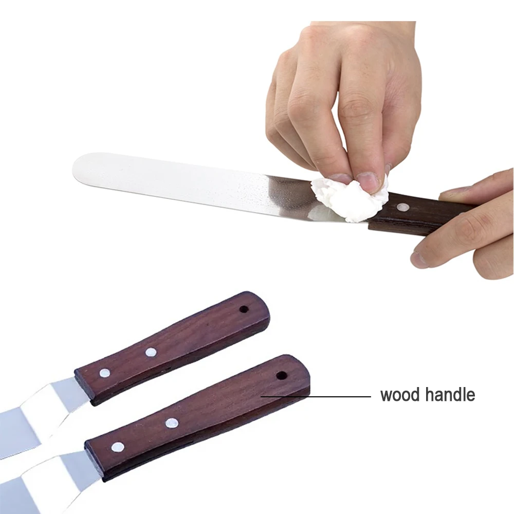 4/6/8/10 Inch Icing Spatula, S - Offset Spatula Set avaliação e preço
