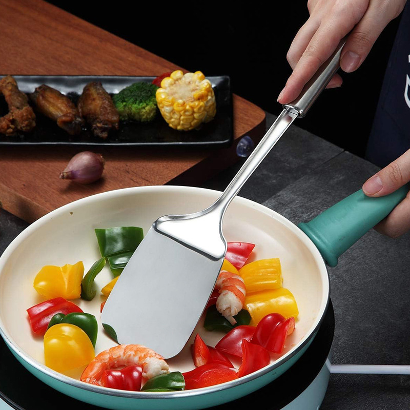 Stainless Steel Turner Long Ha - Offset Spatula Set avaliação e preço