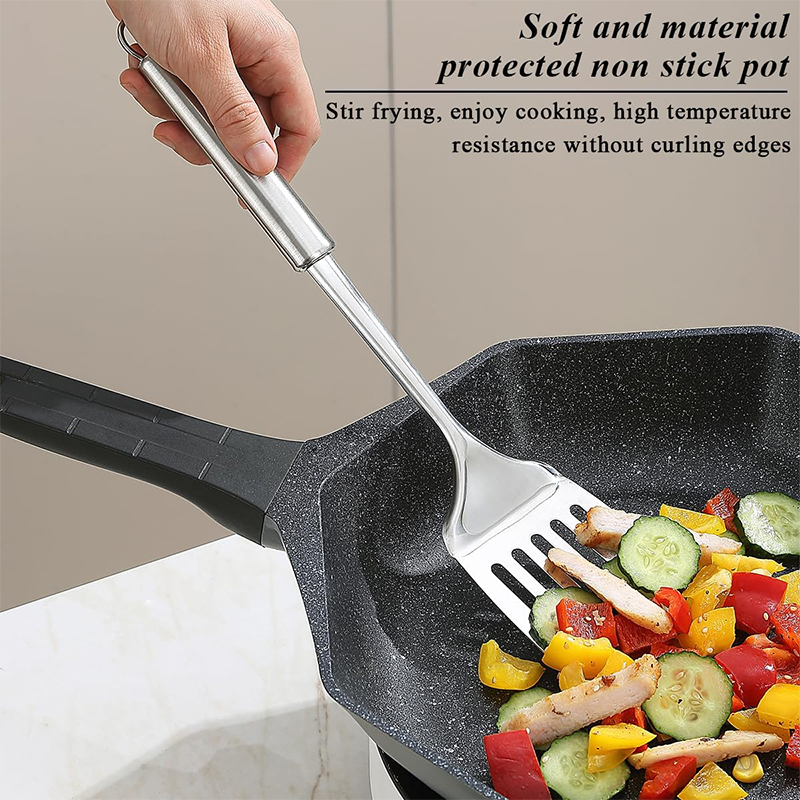 Stainless Steel Turner Long Ha - Offset Spatula Set avaliação e preço