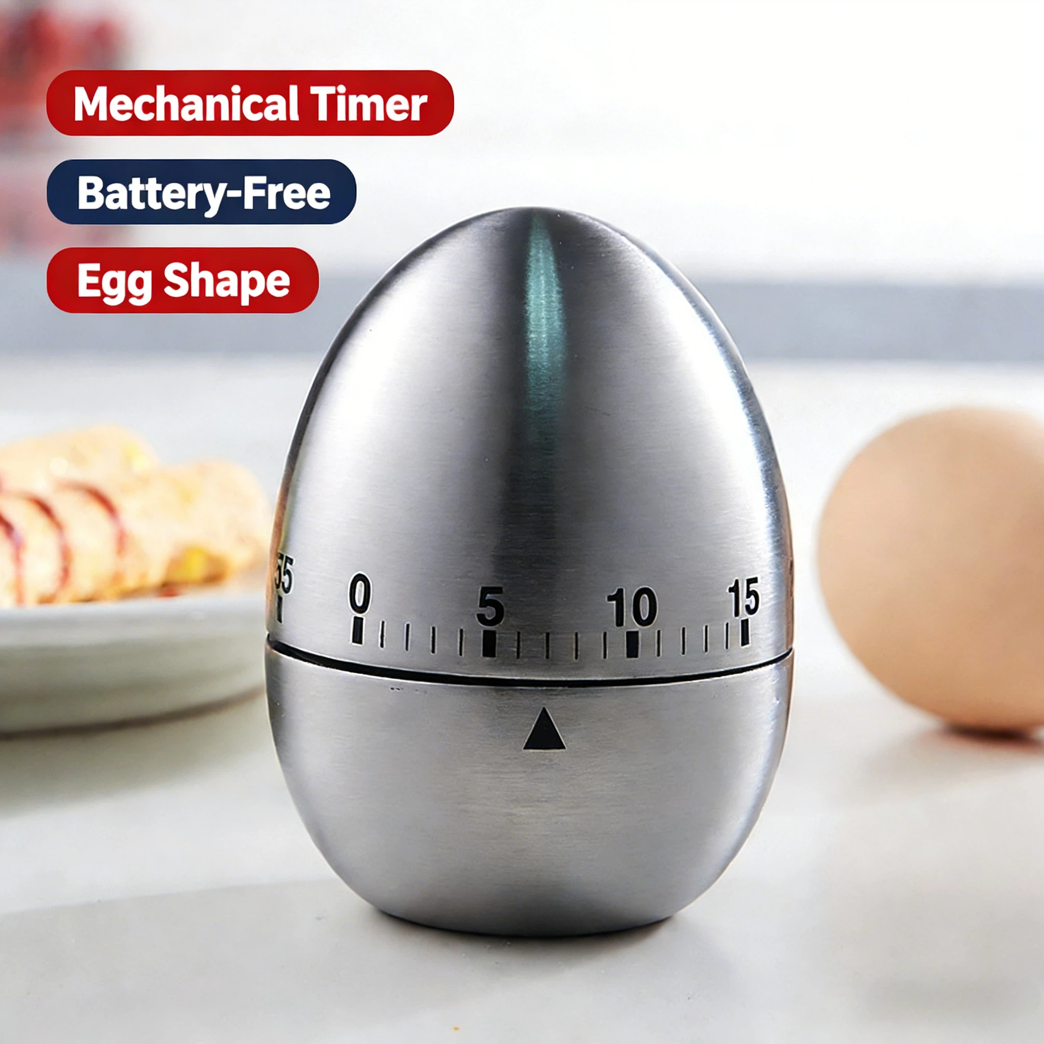 Cute Egg Shape Mechanical Kitc - Baking Kitchen Hourly avaliação e preço
