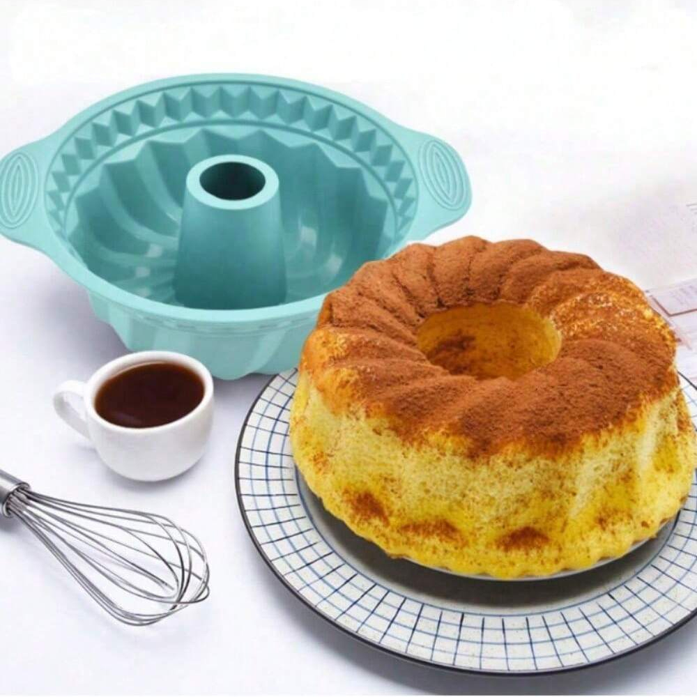 Silicone Cake Baking Mould Set - Kitchen Oven Baking Pans avaliação e preço