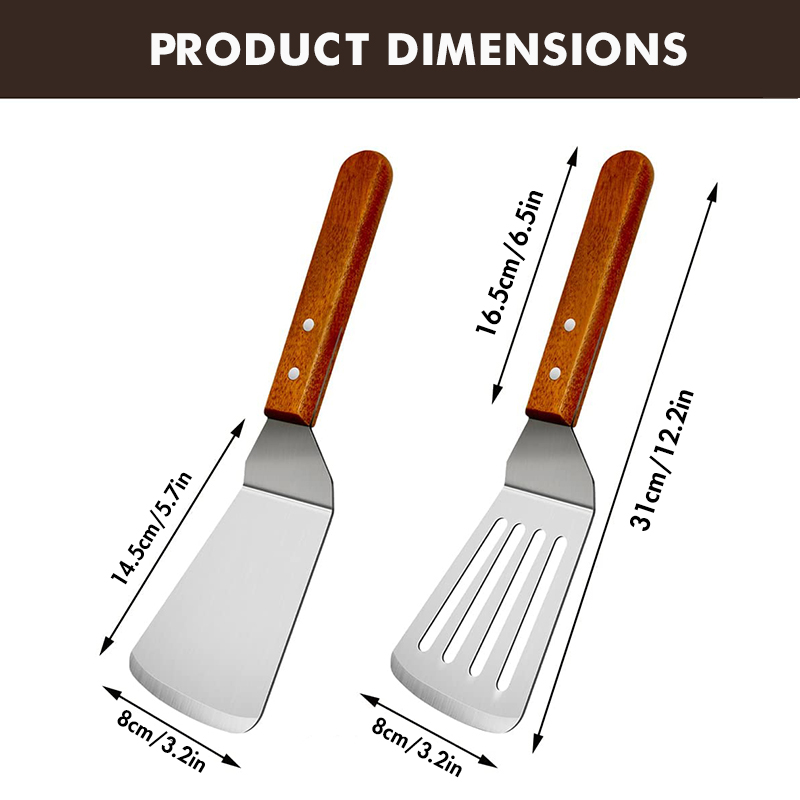 Metal Spatulas for Cast Iron S - Offset Spatula Set avaliação e preço